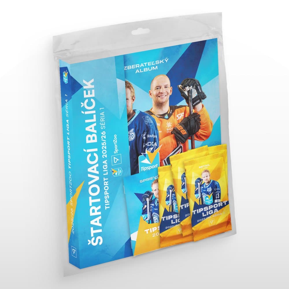 Štartovací balíček - hokejové kartičky SportZoo Tipsport liga 2025/26 – 1. séria